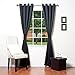 Best Home Fashion Thermal Insulated Blackout Curtains - Antique Bronze Grommet Top - Black - 52