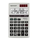 SHARP 手帳タイプ電卓 税計算 演算状態表示 早打ち ツインパワー 大型表示 EL-W222-X