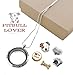 PIT BULL Living Memory Glass Locket Set w/ Floating Pitbull Dog Charms & Sterling Plated Necklace