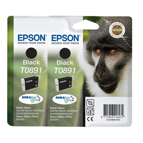 Epson T089140 Black Twinpack
