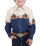 Search : Wrangler® Aztec Bullrider Border Shirt for Boy
