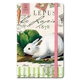 Michel Design Works Naturalist Library Pocket Journal, Bunnies (Pack of 2)