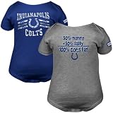 NFL Infant/Toddler Boys' Indianapolis Colts Two Pack Short Sleeve Bodysuit (Team Color, 3-6M)