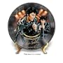 Elvis's 40th Anniversary Celebration Record-Shaped Porcelain Collector Plate Collection