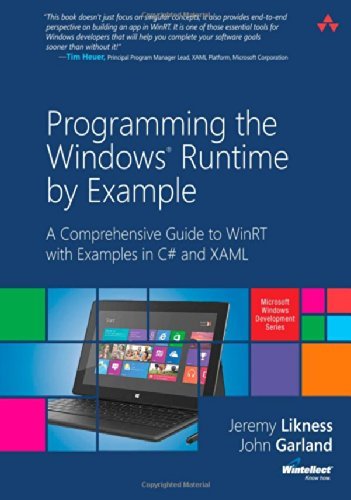 By Jeremy Likness Programming the Windows Runtime by Example: A Comprehensive Guide to WinRT with Examples in C# and X (1st First Edition) [Paperback]