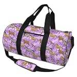 SAVE $32.01 - Purple Horse Print Duffle Bag by Broad Bay $27.99