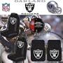 NFL Oakland Raiders Car Seat Covers, Floor Mats and Steering Wheel Cover Set