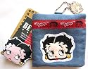 Betty Boop Suede Wallet / Purse: Blue