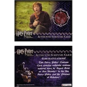Harry Potter Azkaban Update Costume Card - Ron Weasley / R Grint Sweater -#/ 731