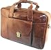 Toscana Ladies Brown Italian Leather Briefcase Laptop handbag