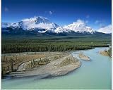 Photographic Print of CANADA - Athabasca River a Rocky Mountains from Ardea
