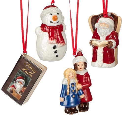 VILLEROY & BOCH NOSTALGIC ORNAMENTS Fairytale park ornaments set of 4