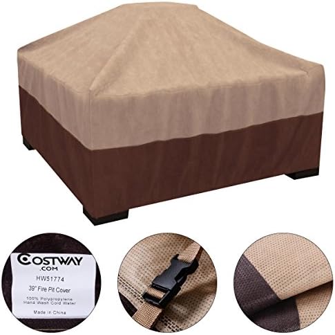 39" Waterproof Square Fire Pit Cover Outdoor Patio Garden Furniture Protection#BH4151Y G154GHRED236161