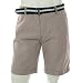 Club Room Vertical Stripes (Micro) Dusty Khaki (khaki and white) Flat Front Walking Shorts