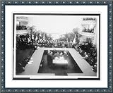Historic Print (S): Secty of State Hughes signing the treaties resulting from the Conference of Limitation o