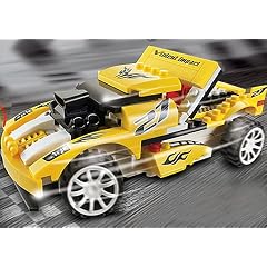 Track Turbo RC Auto Rennwagen inklusive Fernsteuerung: 100% kompatibel zu Lego & Best Lock 302C
