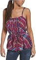Roxy Juniors' Eclipse Woven Plaid Tank Top