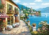 Overlook Cafe I - Artist: Sung Kim - Art Print Poster Size: 30.00 by 24.00 inches