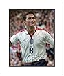 Frank Lampard England National Team Double Matted 8x10 Photograph Goal Celebration