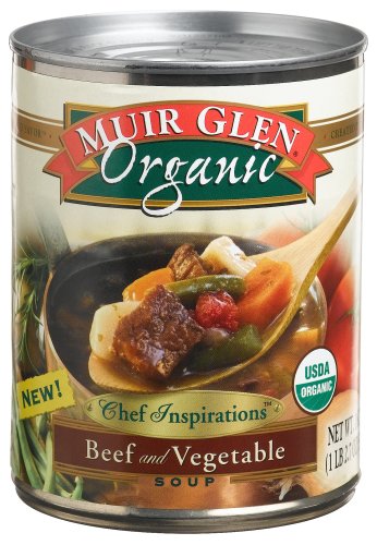 Muir Glen Chef Inspirations Beef Vegetable, 18.7-Ounce Cans (Pack of 12) by Muir Glen