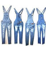 Amazon.com: Promithi Women's Hooded Overall Pants Washed Jeans Denim Hole Shorts Jumpsuit: Clothing