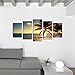 Cao Gen Decor Art-AS42729 5 panel Framed Wall Art coconut tree Canvas print