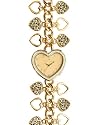 Betsey Johnson Women's Jungle Girl Collection Gold-Tone Bracelet Watch #BJ4168