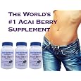 Premium Acai (3 Bottles) - The #1 Acai Berry Diet Weight Loss / Colon Cleanse 
