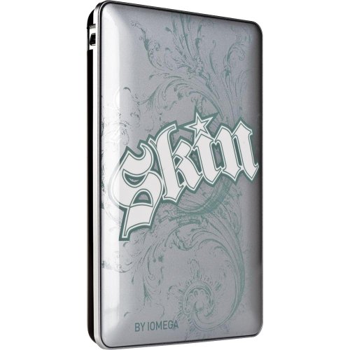 Iomega Skin 500 GB USB 2.0 Portable External Hard Drive 35104 (Sliver)