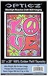 Opticz Love Blacklight Reactive Tapestry