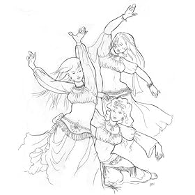 Parie's Peasant Blouse Pattern (Belly Dance)