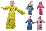 Ready Steady Bed® Kids Childrens Sleeved Snuggle Fleece Blankets / Throws! Available In A Choice Of Designs! Character Name: Thomas The Tank Engine 120cm (L) x 90cm (W).