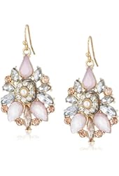 Multicolored Crystal Drop Earrings