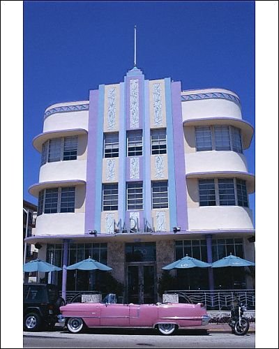 Photographic Prints of Art deco area, Miami Beach, Florida, United States of America (U from Robert Harding