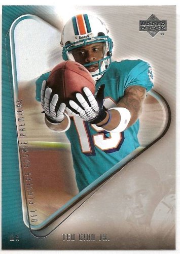 2007 Upper Deck NFL Players Rookie Premiere 7 # Ted Ginn (RC) - Miami Dolphins - Football Card - Mint Condition- Shipped in protective display case!!