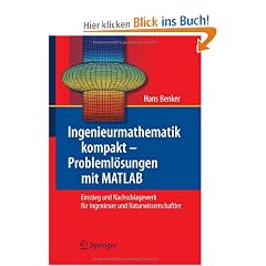Ingenieurmathematik kompakt - Probleml�sungen mit MATLAB: Einstieg und Nachschlagewerk f�r Ingenieure und Naturwissenschaftler