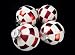Pack of 4 Peppermint Twist Shatterproof White & Red Check Christmas Ornaments