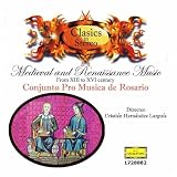 MEDIEVAL AND RENAISSANCE MUSIC