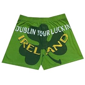 Visit Dublin Ireland boxer shorts for men - ON SALE!