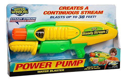 Buzz Bee Toys Water Warriors Steady Stream Water Blaster