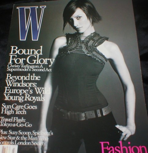 W Magazine July 2001 Christy Turlington (Single Back Issue)