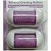 Replacement Rollers for Care me Rechargeable Callus Remover (Model# 202) - Effectively Removes Hard and Cracked Skin and Calluses on Feet - a Pack of 2 (Purple)