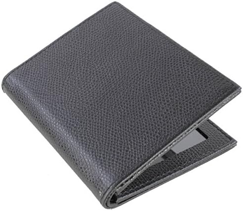 Black Florence 2 Fold Leather Travel Frame 3.5x2.5 by Byron and Brown