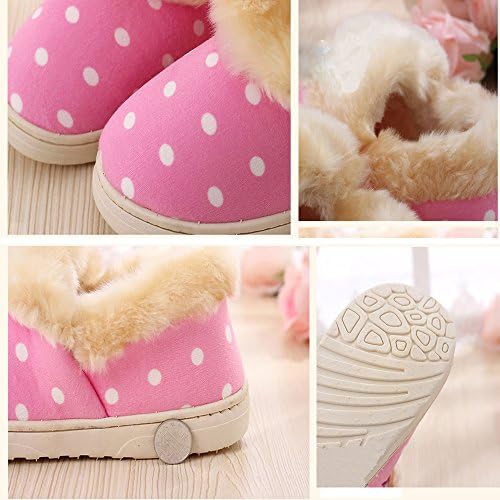 Viiart Dot Fleece Slipper Bootie For Women Size 6 To 11