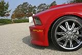 IMAGE OF Front of Red American Muscle Car with Shiny Rims - 72