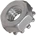 Grade 8 18-8 Stainless Steel Lock Nut, UNC 2B Threads, #8-32 Thread Size, 1/2" Width Across Flats, Pack Of 100