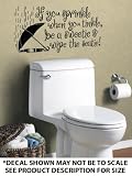 "If You Sprinkle When You Tinkle" Wall Décor Sticker Vinyl Decal - Bathroom