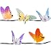 10 Colorful Butterflies Fiber Optic Light Strand - String Lights 14 Feet