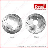 C-RECT CHRYSLER PT CRUISER 01-10 Performance Brake Rotor #11040-LR Slotted Drilled... by C-RECT