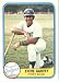 1981 Fleer # 110 Steve Garvey Los Angeles Dodgers Baseball Card - In A Protective ScrewDown Display Case!